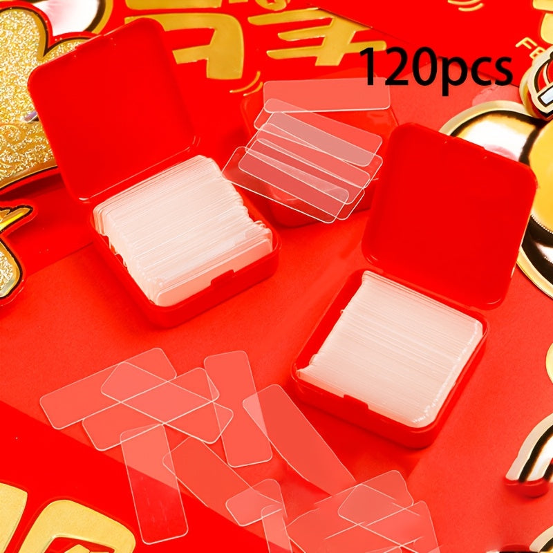 120 piezas de cinta adhesiva de doble cara de alta resistencia, ganchos de montaje para pared impermeables para cocina y baño