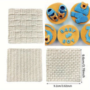 Silicone Mold for Sweater Pattern Knitting Texture for Cake Baking and Chocolate Making