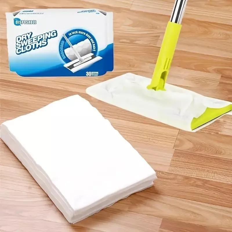 Disposable Dust Paper Mop Cloths for Floor Cleaning Replacement Packs