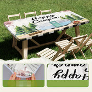 Outdoor Picnic Tablecloth Set with 4 Elastic Covers for Outdoor Dining and Parties