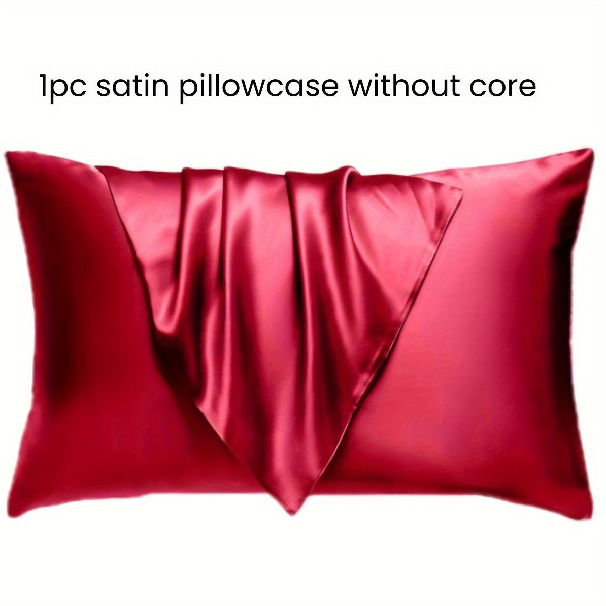 Luxurious Satin Pillowcase Soft Breathable Polyester Wedding Anniversary Gift