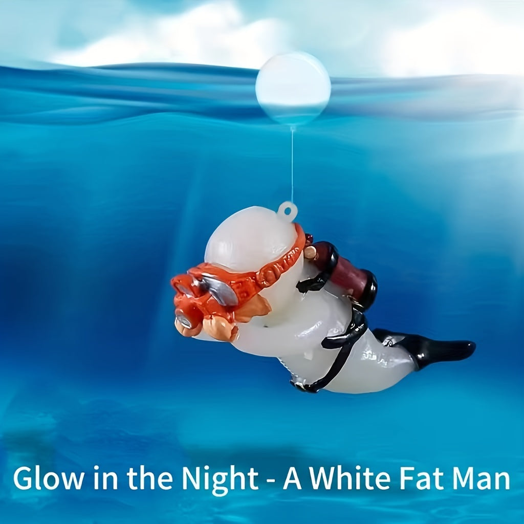 Colorful Diver Aquarium Ornament Resin Fish Tank Decor Underwater Landscape