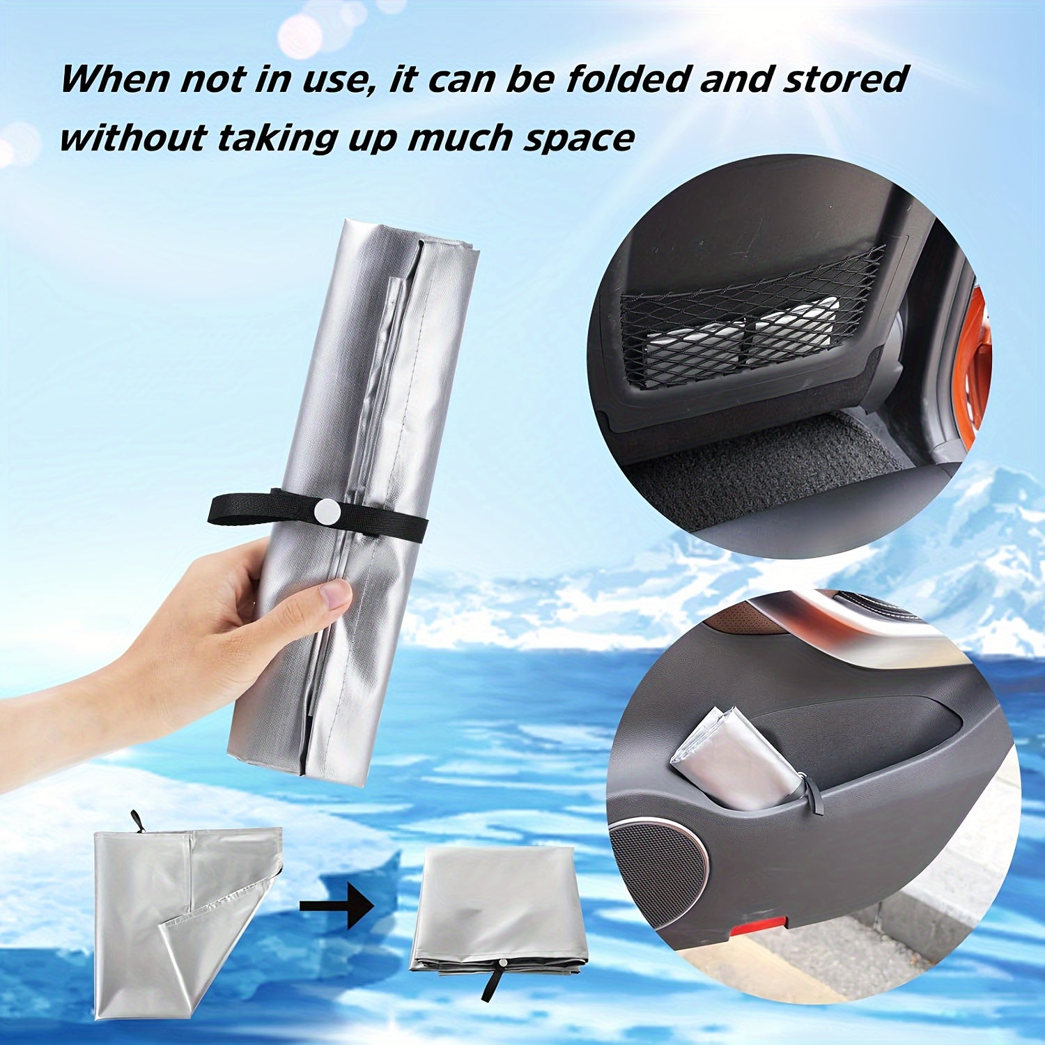 Universal Car Seat Sunshade Cooler Heat Protection for Hot Weather