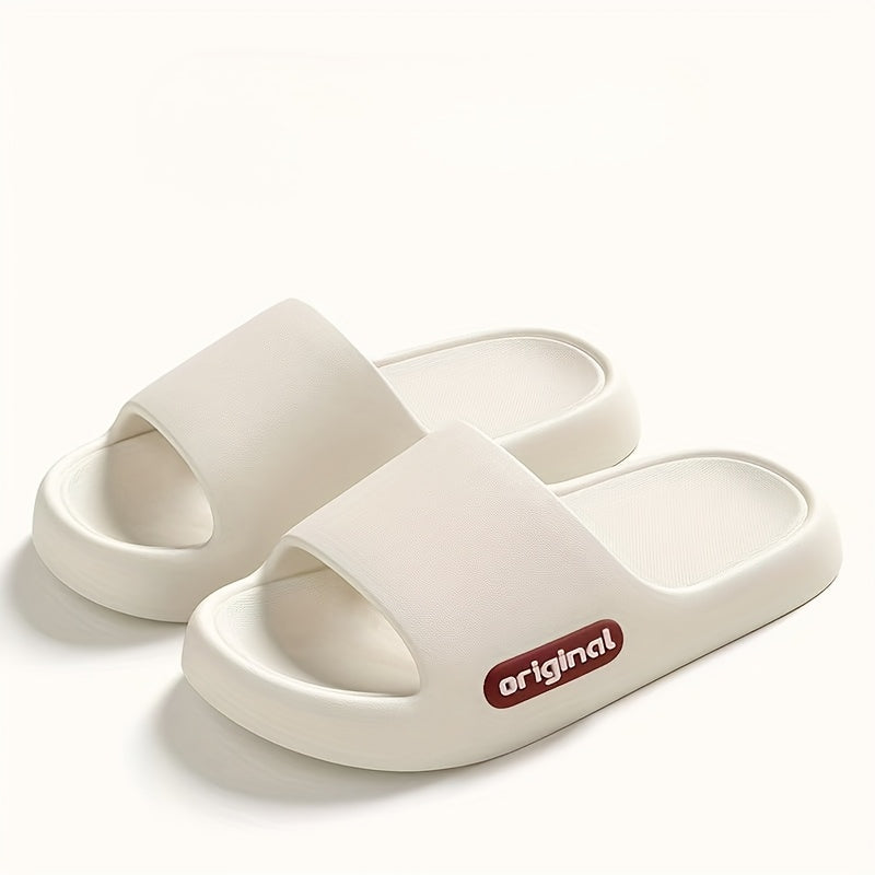 Ayollar uchun EVA slayd sandalki, qulay qalin tagli ichki va tashqi uy uchun choyshablar, qizil