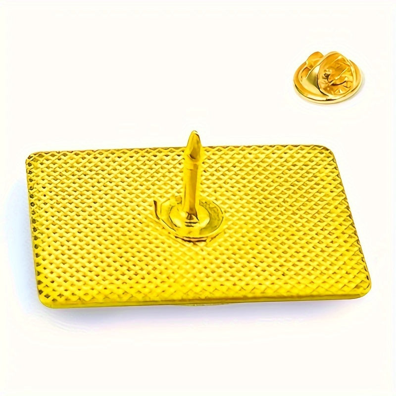 Set of 20 Vintage German Flag Alloy Square Lapel Pins