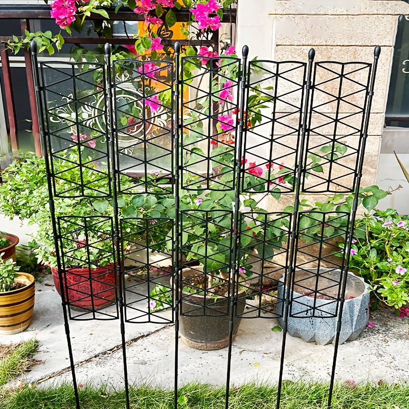 European-Style Iron Wire Flower Trellis for Climbing Vines Roses and Lotuses Indoor Outdoor Garden Support