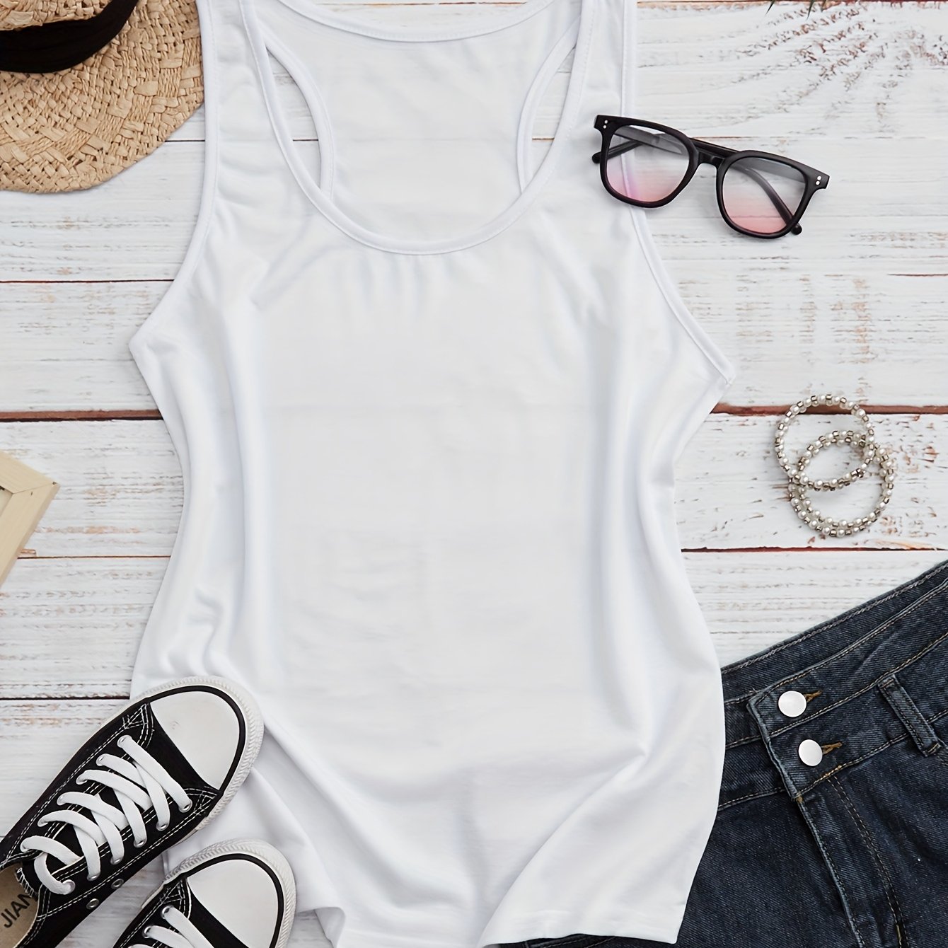 Women's Plus Size Lavender Off-Shoulder Tank Top Breathable Sleeveless Workout