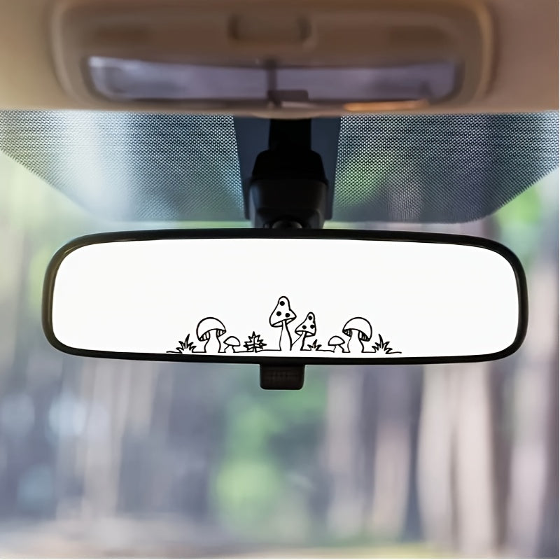 Set de pegatinas de vinilo de setas adorables para coches y exteriores, duraderas y resistentes a la intemperie