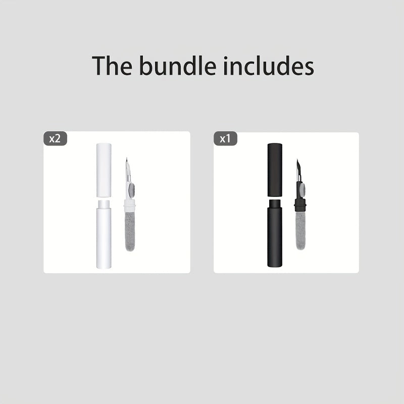 3-in-1 Multi-Function Cleaning Tool Set for Earplugs Headphones and Devices