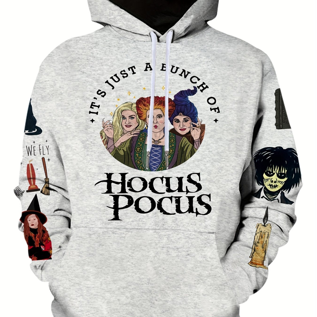 Толстовка для мужчин большого размера с алфавитным принтом из полиэстера, повседневная, осень-зима