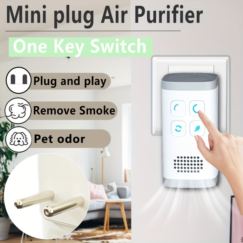 Multi-Stage Air Purifier for Home Office Bedroom Pet Room Negative Ion