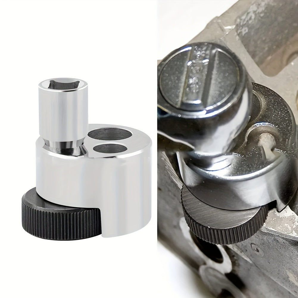 Heavy Duty Steel Bolt and Nut Extractor Tool, Adjustable 1/4” to 3/4” Drive Ratchet for Cars and Trucks