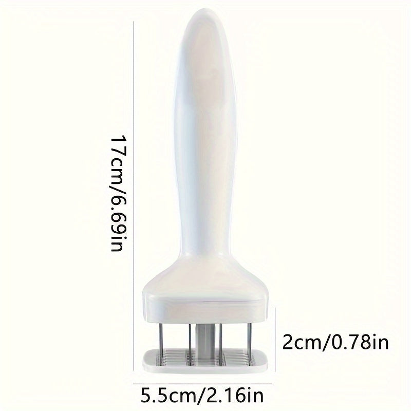 Stainless Steel Meat Tenderizer with 24 Needles Heavy Duty Kitchen Tool