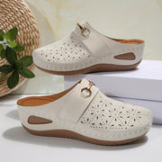 Women’s Summer Slide Sandals Lightweight Breathable Closed Toe Mules