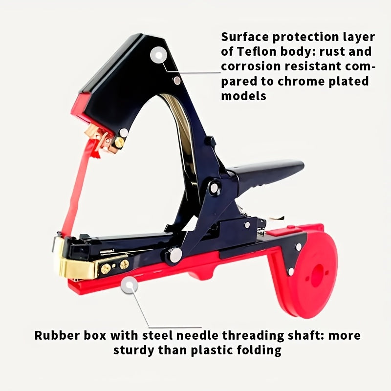 Herramientas metálicas para atar plantas para enredaderas y ramas en jardinería agrícola