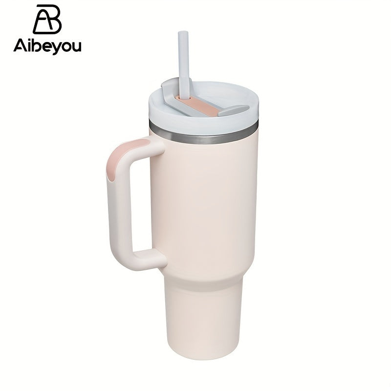 Insulated Stainless Steel Travel Mug 30oz Double-Layer Leak-Proof Hot Cold