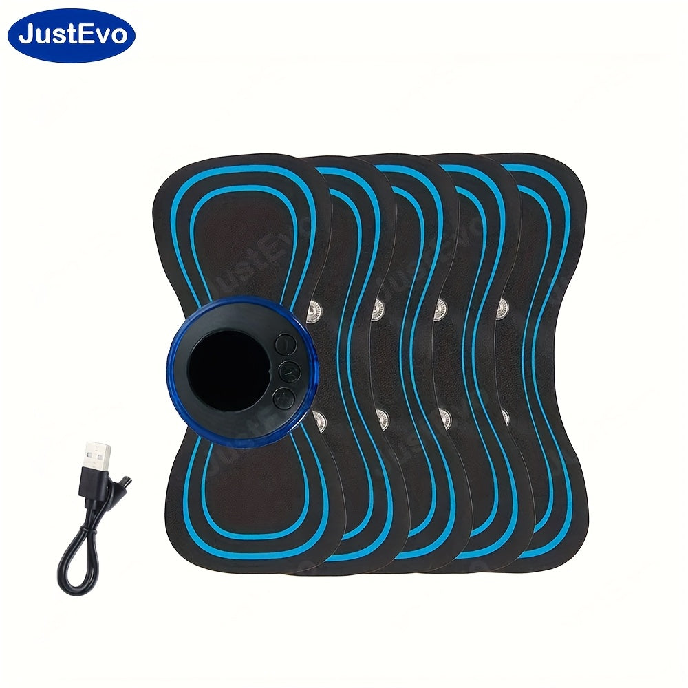 JustEvo EMS Relaxation massaji, portativ mini massaj va mini massaj plastinkasi fitnes ixlosmandlari uchun dam olish va sog'liqni yaxshilashni izlayotganlar uchun ideal.