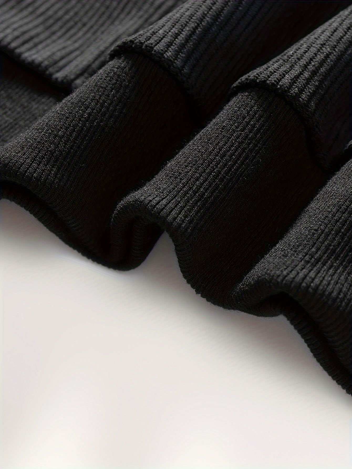 Plus Size Men's Crew Neck Sweatshirt with Geometric Long Sleeve Pattern Polyester Knit Fall