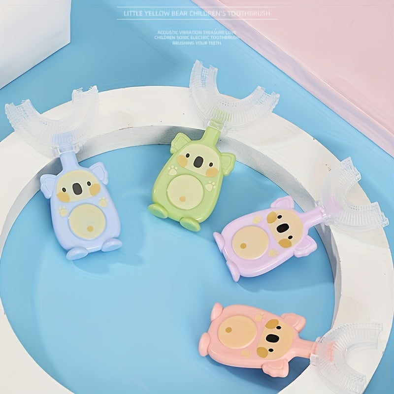 U-Shaped Toothbrush Soft Silicone Brush Head Manual Oral Teeth Cleaning