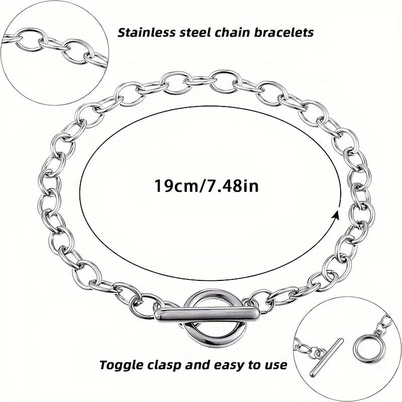 Handmade DIY Bracelet with Simple Style OT Buckle and Gold Accents for Couples and Friends