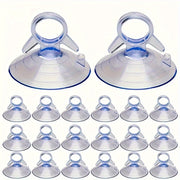 12/30 dona PVC Suction Cup Hooks avtomobil, shisha, oshxona, hammom uchun