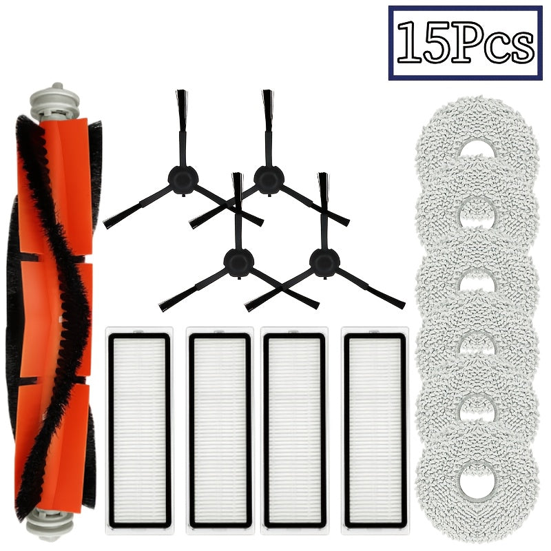 Robot Vacuum Accessories Kit with Brushes Filters Mop Cloths Side Brushes