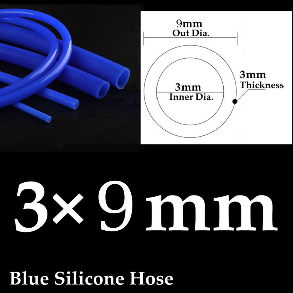 Universal Silicone Vacuum Hose 3/5/4/6/8/10/12/14mm Blue 1m