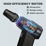 Портативный турбореактивный вентилятор-воздуходувка с высокой скоростью USB для сушки автомобиля, кемпинга