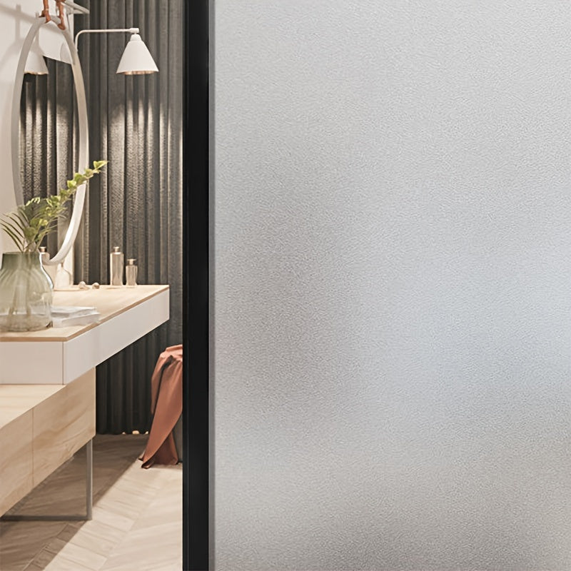 Non-Adhesive Electrostatic Privacy Window Film Heat Insulating for Bathrooms Offices Living Rooms