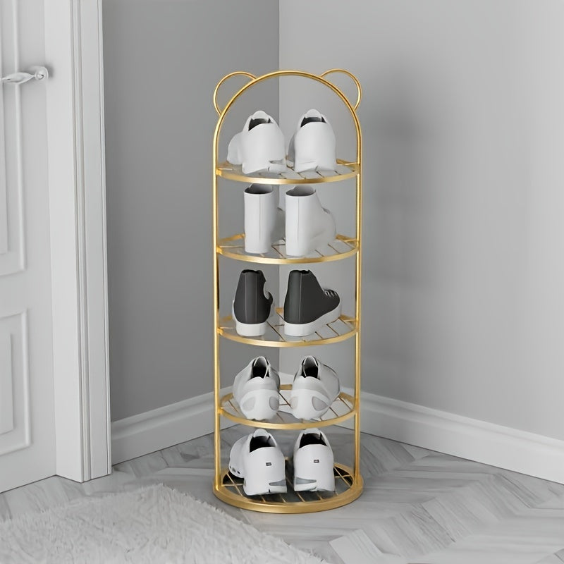 Metal Shoe Storage Rack Floor Mount Multi-Tier Organizer for Shoes and Boots
