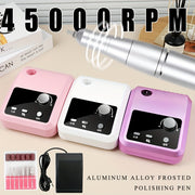 High-Speed Electric Nail Drill for Manicure Pedicure with HD Display and Accessories