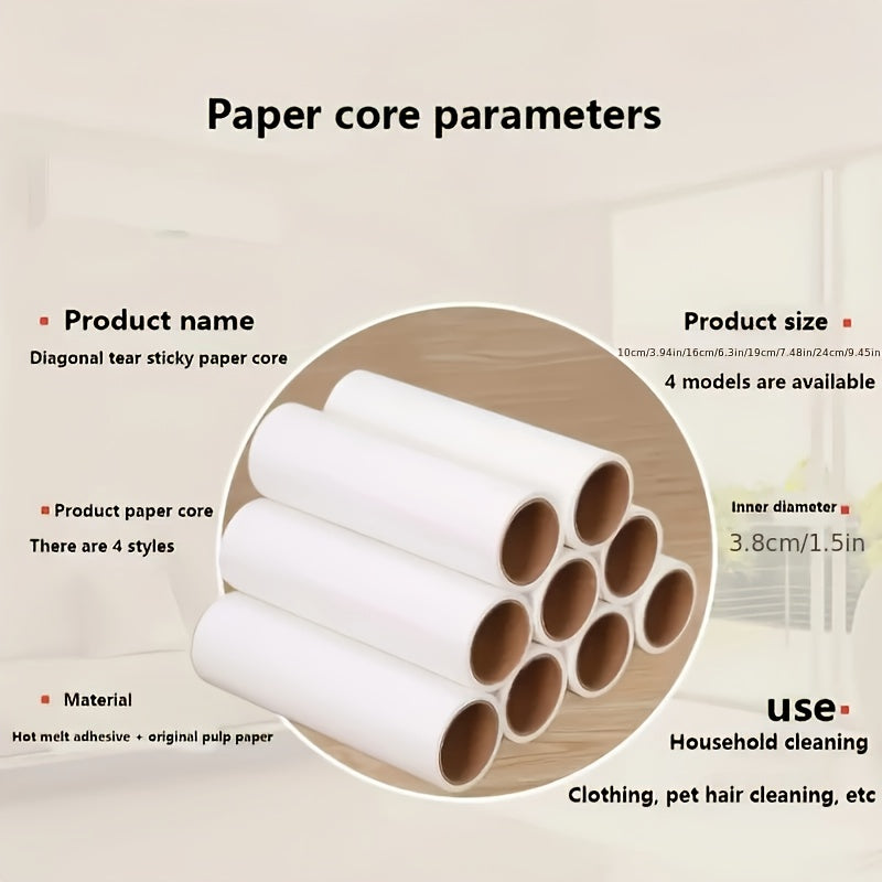 5-Piece Manual Lint Remover Kit with Sticky Sheets for Clothes and Carpet