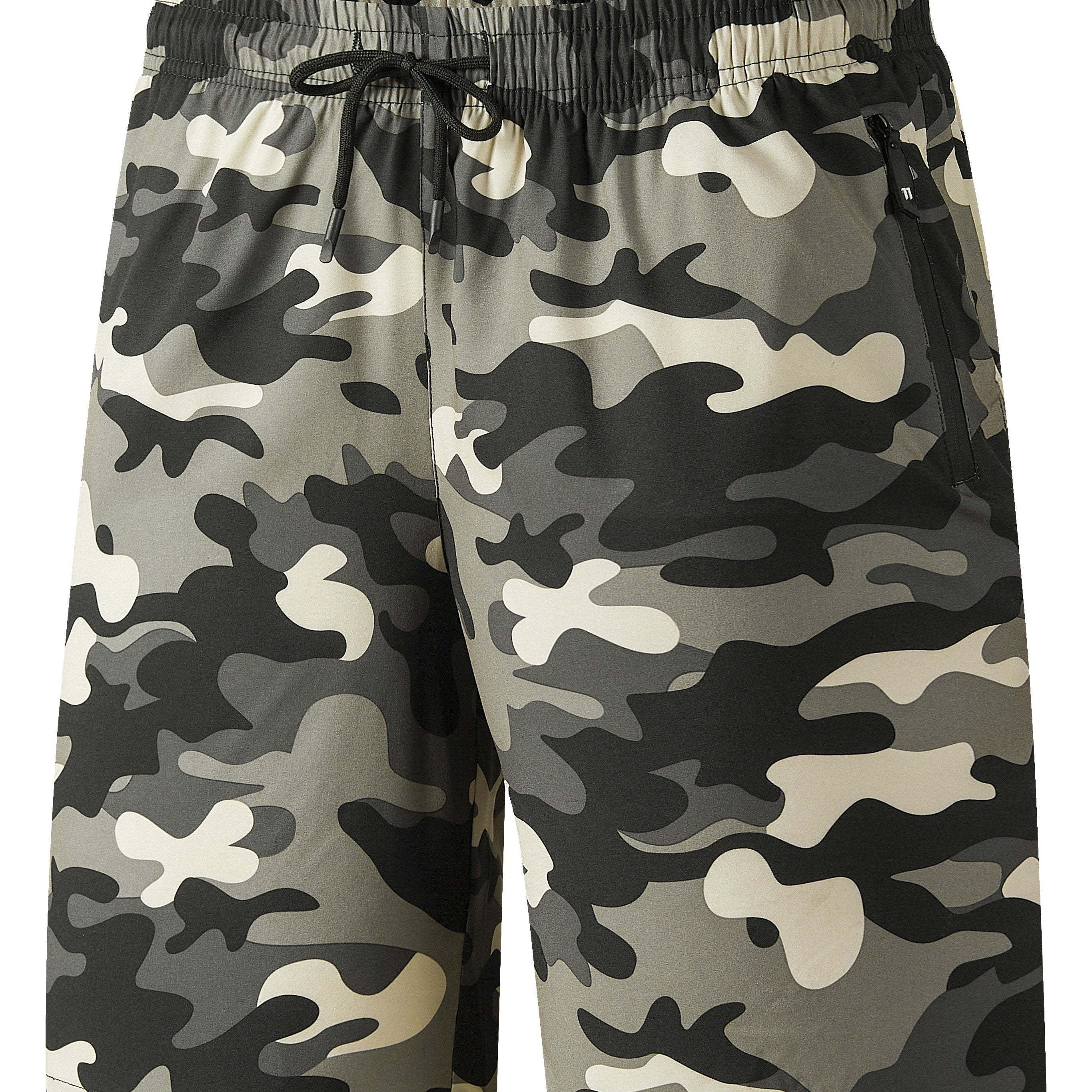 Katta o'lchamdagi erkaklar uchun kengaytirilgan sport shortlari, nafas oladigan, tez quriydigan