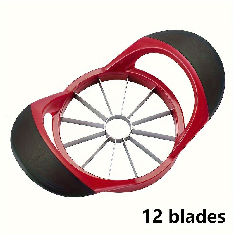 Stainless Steel Apple Slicer 12-Blade Fruit and Vegetable Corer and Divider