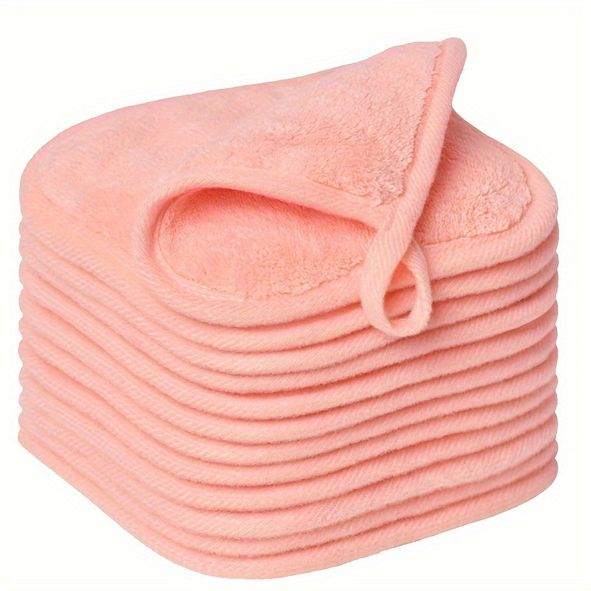 6/12 dona Mikrotoʻqima Yuzni Tozalash Matolari Makiyajni Olib Tashlash uchun Yuviladigan Qayta Ishlatiladigan