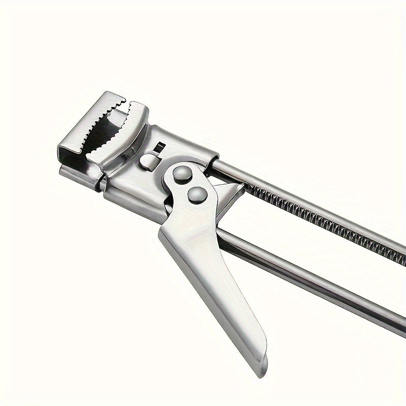 Multifunctional Manual Lid Gripper and Jar Opener Stainless Steel Kitchen Tool
