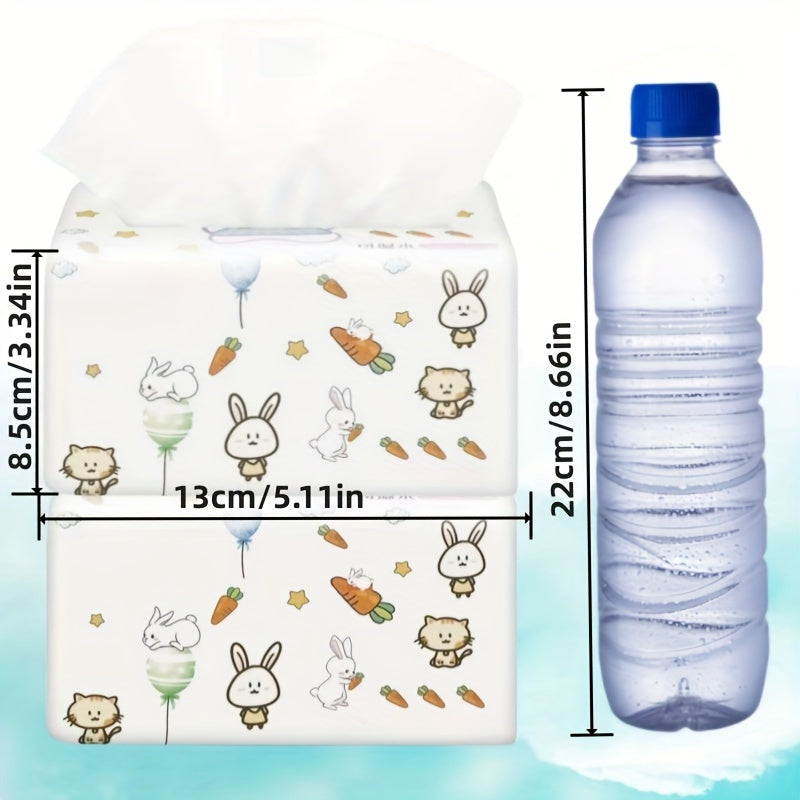 528 Sheets Pack Ultra Soft 4-Ply Facial Tissues Virgin Wood Pulp Wet Dry Use