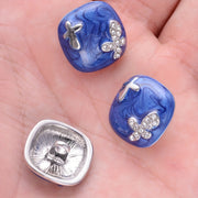 Vintage ilhomlantirilgan alloy tugmalar 5-to'plam ayollar kiyimlari uchun DIY fasteners retro uslub