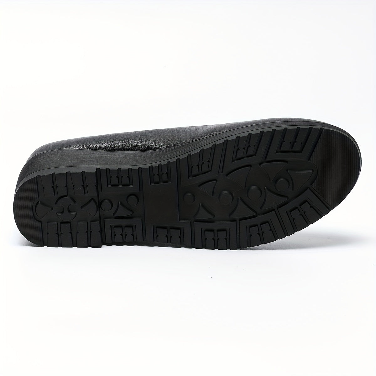 Женские туфли-лодочки на танкетке черные Mary Jane с нескользящей подошвой и комфортной посадкой