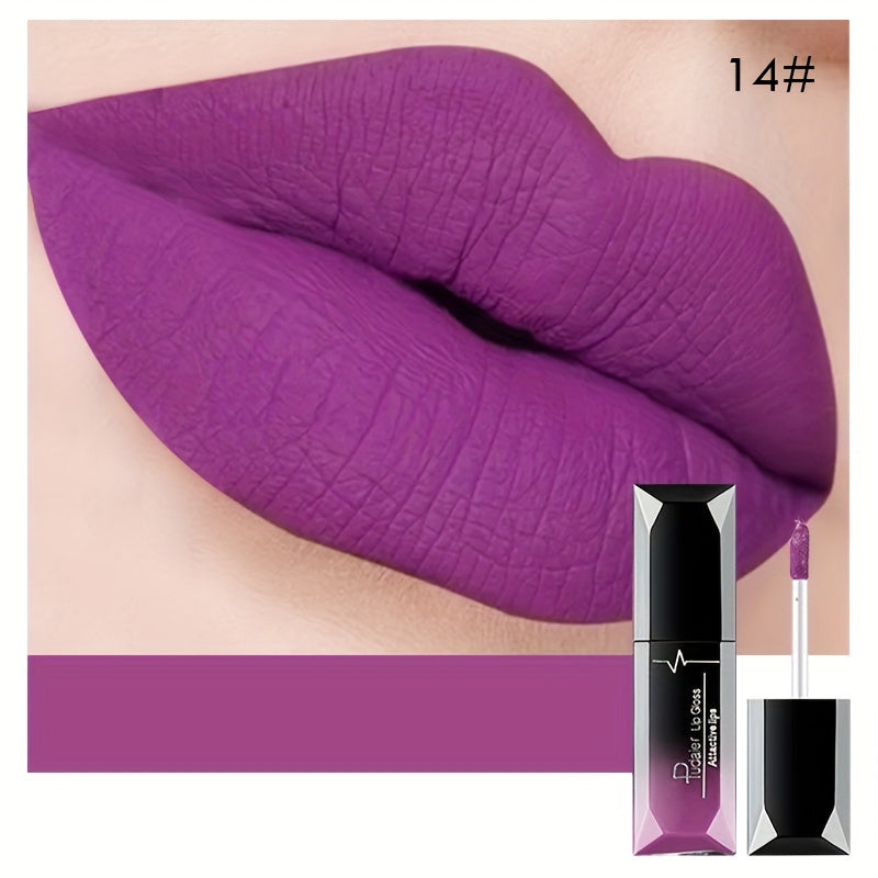 Velvet Matte Liquid Lipstick Long-Lasting Waterproof Berry Nude Tones