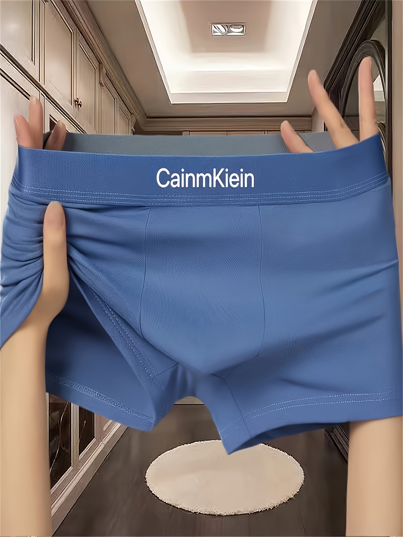 Men's Low-Rise Boxer Briefs Set of 6 Breathable Quick-Drying Polyester Spandex Underwear