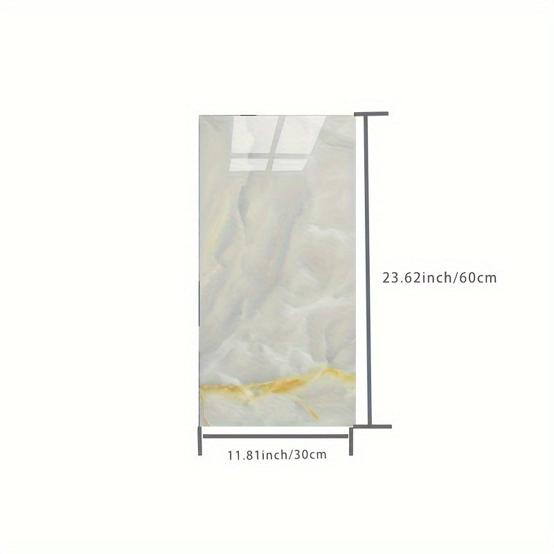 Adhesivos de pared de PVC impermeables, pegatinas autoadhesivas de imitación de azulejos de mármol para cocina y baño