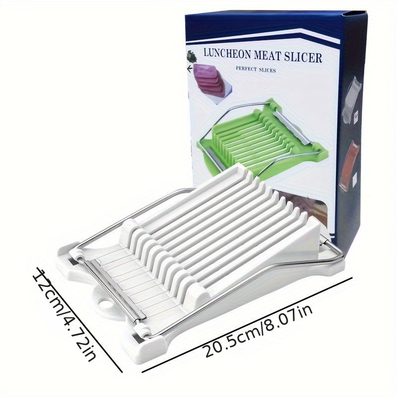 Stainless Steel Manual Meat Slicer for Ham and Lunch Meats Kitchen Tool