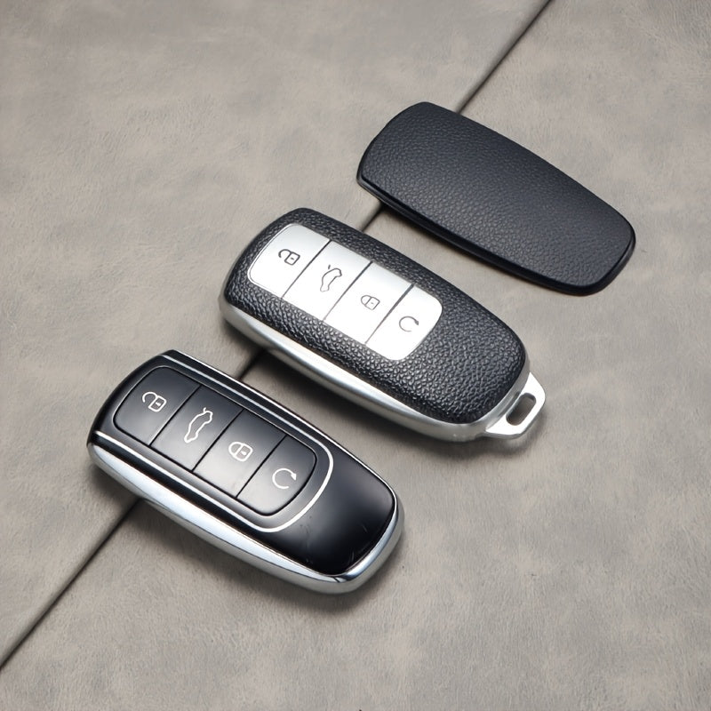 Soft TPU Keychain Protective Cover for Car Keys Full 360° Protection Durable Clear Car Key Shell