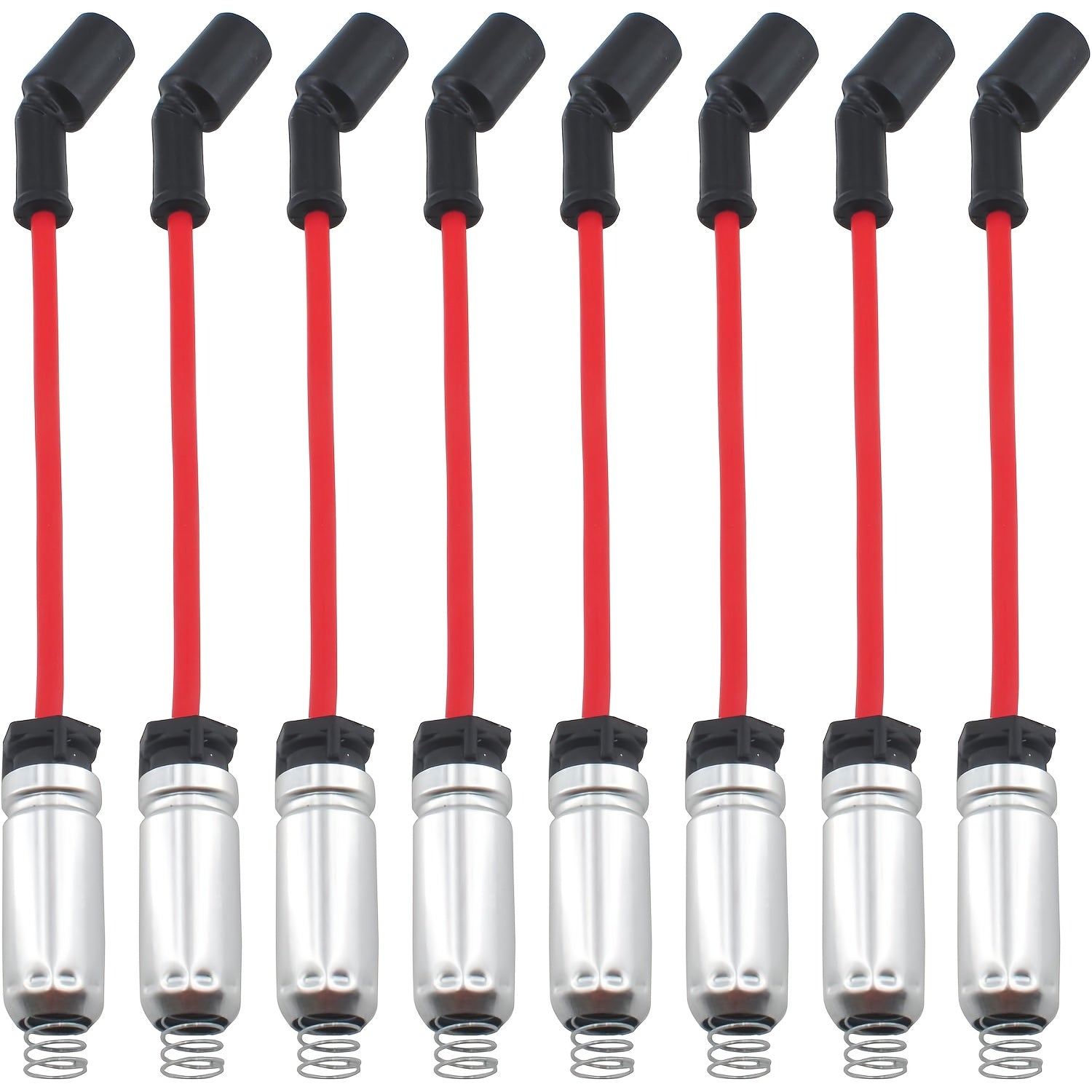 High Performance Spark Plug Wires Set for Chevy GMC Isuzu 4.8L 5.3L 6.2L