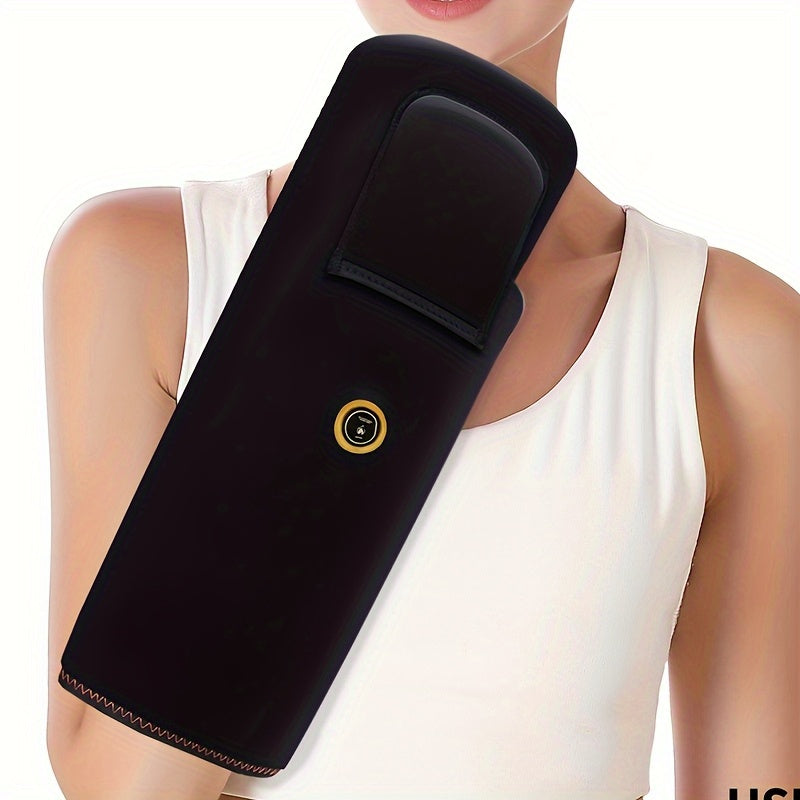 USB-аккумуляторный согреватель для пальцев и запястий с функцией массажа, регулируемыми настройками температуры и EVA-амортизацией - идеально подходит для облегчения боли и расслабления мышц. В комплект входит USB-кабель для зарядки.