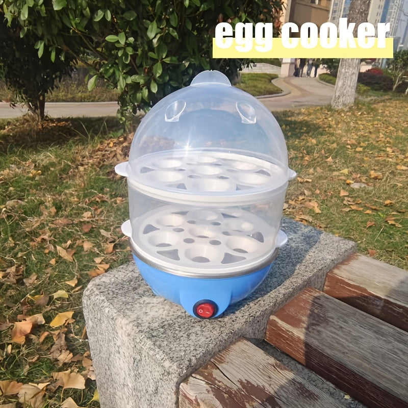 Multi-Function Egg Cooker Stainless Steel Automatic Power Off Food-Grade Kitchen Appliance