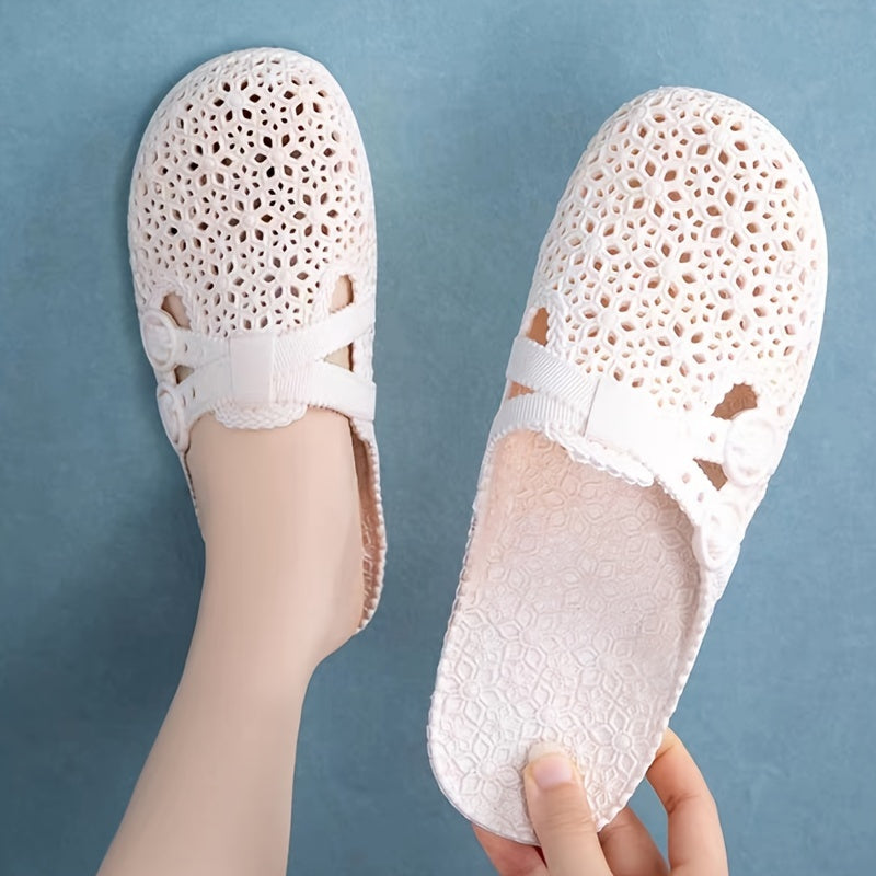 Women's Breathable Slippers Indoor Outdoor Comfortable Bathroom Shoes