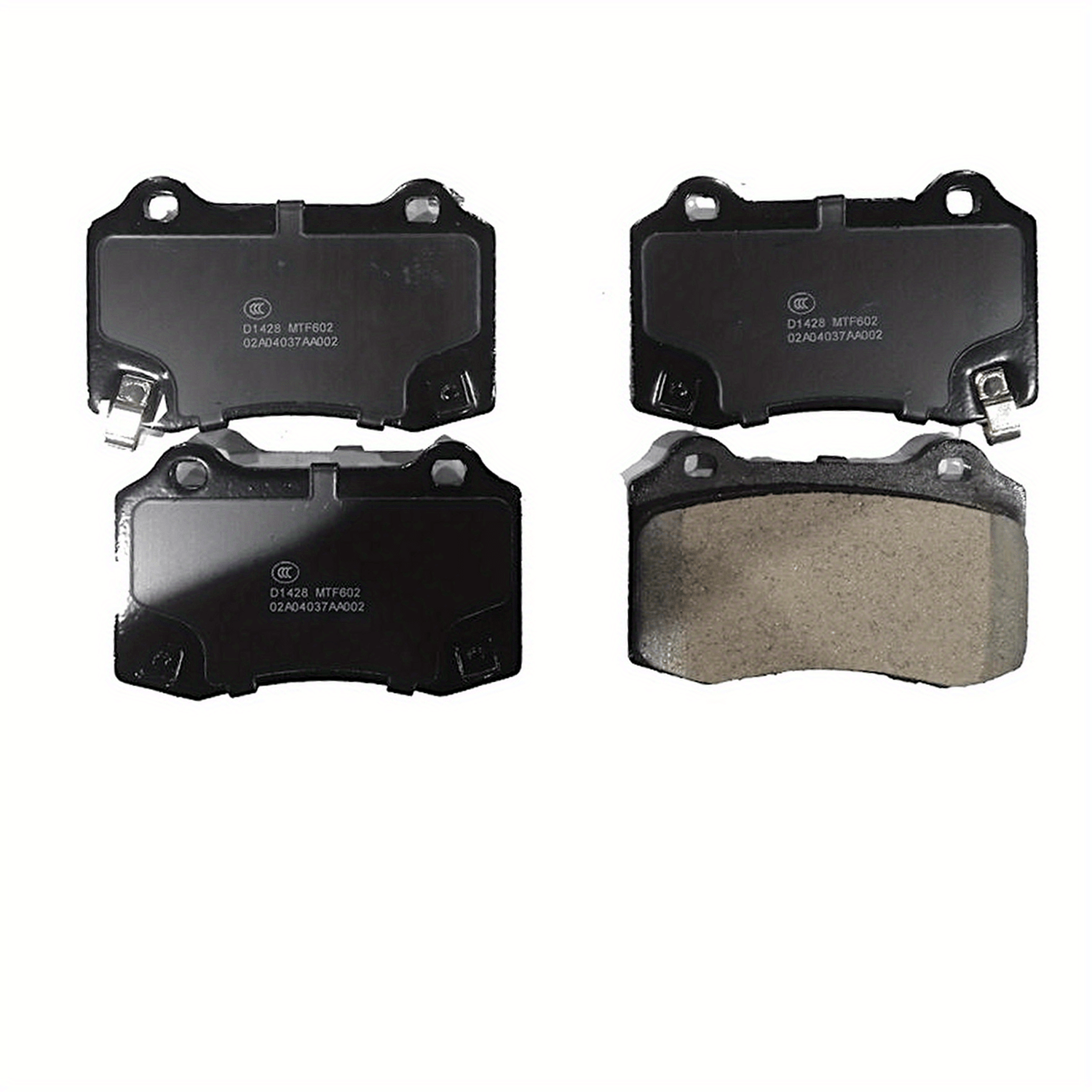 Набор из 4 задних тормозных колодок для автомобилей совместимых с различными моделями, прочные OEM