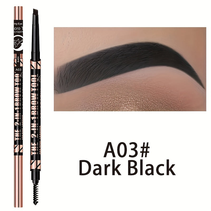 Женский карандаш для бровей водостойкий, двухсторонний, стойкий, легкий в нанесении